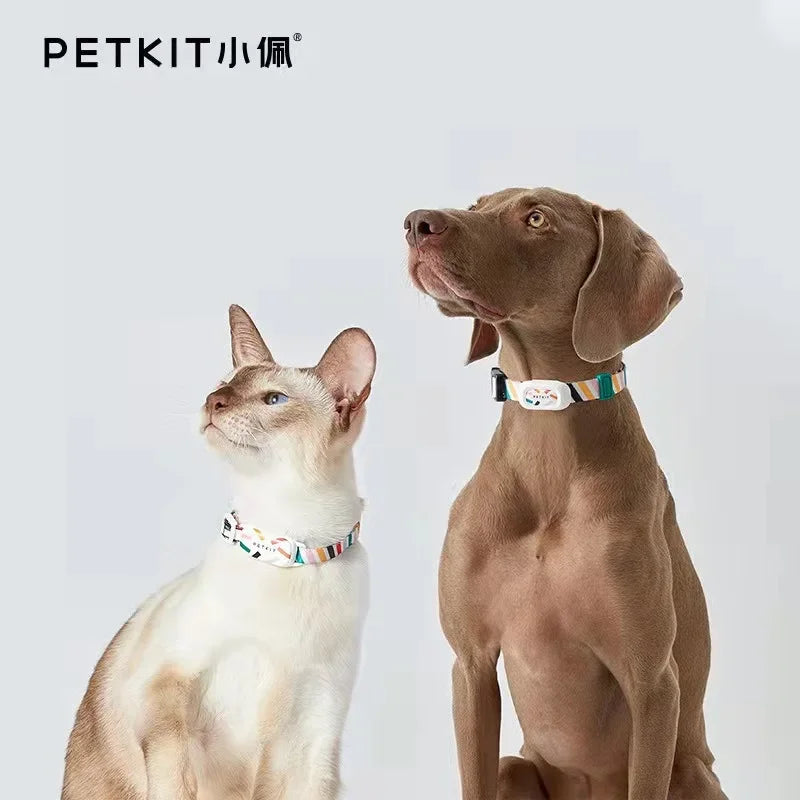 Smart Pet Tracker Pet Kit Bluetooth Collar Pet Dog Collar Cat Tracker Adjustable Control Sports Activity Sleep Waterproof Collar